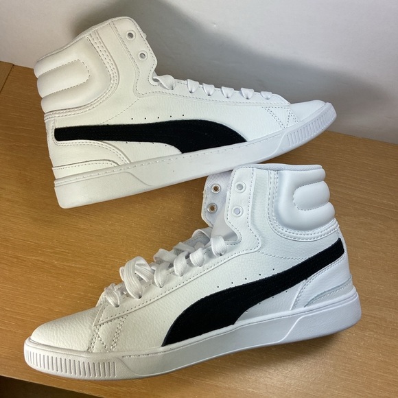 Puma Vikky v3 Women’s Size 7 White/Black Sneakers - Picture 11 of 12